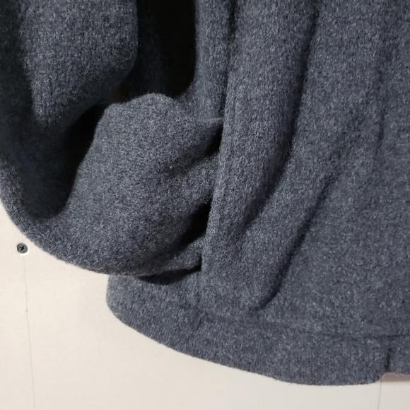 vintage MEC Grey Wool Fleece blend Zip Up Hoodie Sweater Jacket Womens Medium - Picture 2 of 10